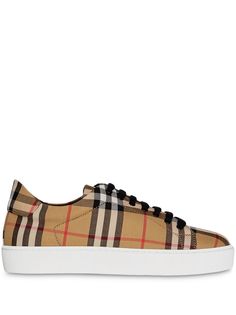 Burberry кроссовки в клетку Vintage Check
