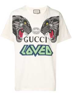 Gucci футболка Tiger с логотипом