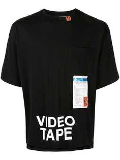 Maison Mihara Yasuhiro футболка с принтом Video Tape