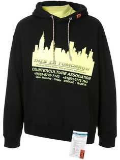 Maison Mihara Yasuhiro худи с принтом This is Tomorrow