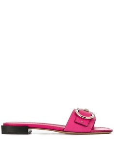 Salvatore Ferragamo босоножки с отделкой кристаллами