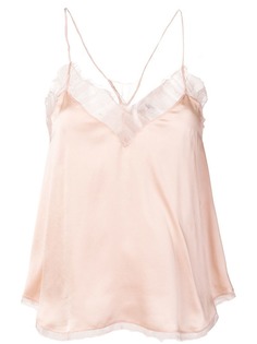 Iro топ с кружевной отделкой