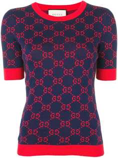 Gucci топ с логотипом GG