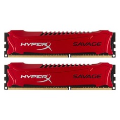 Модуль памяти KINGSTON HYPERX Savage HX316C9SRK2/8 DDR3 - 2x 4Гб 1600, DIMM, Ret