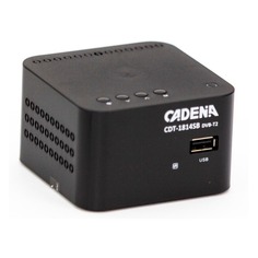 Ресивер DVB-T2 CADENA CDT-1814SB, черный [046/91/00049598]
