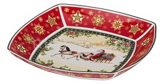 Салатник (33х33х5 см) Christmas collection 586-190