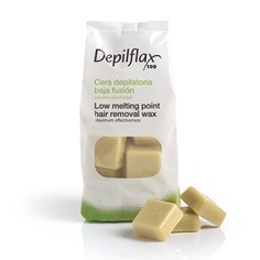 Depilflax - Воск горячий в дисках Слоновая кость для любого типа волос, 1 кг