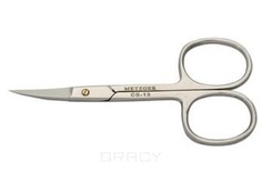 Metzger - Ногтевые ножницы, форма лезвий: изогнутые, блестящие, Размер:10 см, NS-1/3-S (CVD)