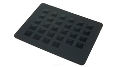 Dewal - Коврик для горячих инструментов, силикон, черный, 20 x 25 см
