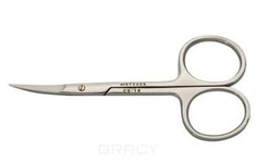 Metzger - Ножницы для кожи, форма лезвий: Изогнутые, блестящие, размер:10 см, CS-1/8-S (CVD)