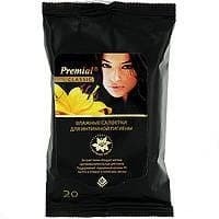 Igrobeauty - Влажные интимные салфетки экстракт лилии (черные) Premial, 20 шт