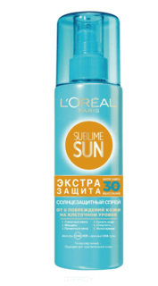 L&apos;Oreal - Спрей Экстра Защита Sublime Sun, 200 мл (2 вида)