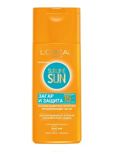 L&apos;Oreal - Молочко Безупречный Загар и защита Sublime Sun, 200 мл (2 вида)