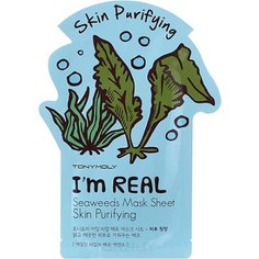Tony Moly - Тканевая маска с экстрактом морских водорослей I’m Real Seaweeds Mask Sheet Skin Purifying, 21 мл