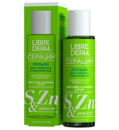 Librederm - Лосьон для глубокого очищения пор для жирной кожи и кожи с акне Серацин, 100 мл