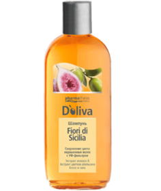 Doliva - Шампунь Fiori di Sicilia для сохранения цвета окрашенных волос, 200 мл