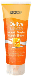 Doliva - Гель для душа с витаминами А,С,Е, 200 мл