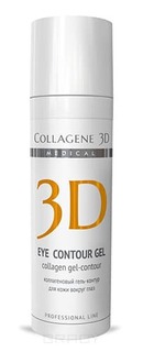 Collagene 3D - Гель-контур для глаз Eye Contour Gel с янтарной кислотой, 30 мл