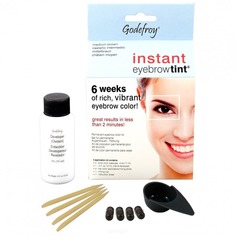 Godefroy - Краска-хна в капсулах для бровей Eyebrow Tint Natural, набор 15 капсул (5 цветов)