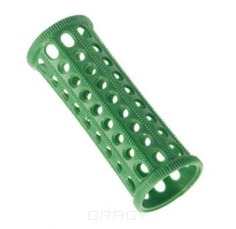 Sibel - Бигуди пластиковые 25 мм зеленые, 10 шт./уп.