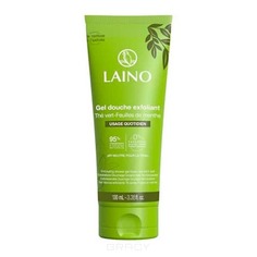 Laino - Гель-эксфолиант для душа Зеленый чай с мятой