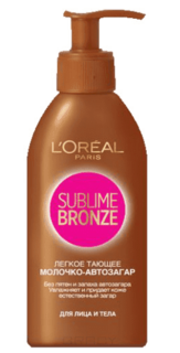 L&apos;Oreal - Молочко-автозагар для лица и тела Sublime Sun, 150 мл