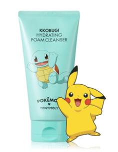 Tony Moly - Пенка для умывания увлажняющая с экстрактом лотоса Hydrating Foam Cleanser (Pokemon Edition) #Kkobugi