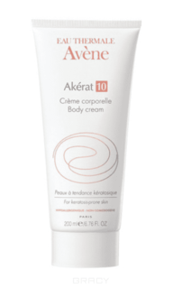Avene - Интенсивный увлажняющий крем для тела для очень сухой кожи склонной к шелушению Акерат 10, 200 мл