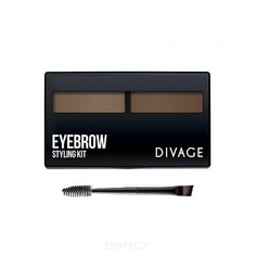 Divage - Набор для моделирования формы бровей Eyebrow Styling (2 тона)
