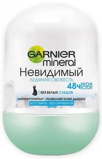 Garnier - Роликовый дезодорант Mineral Невидимый Ледяная Свежесть, 50 мл