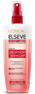 L&apos;Oreal - Двойной Эликсир экспресс-кондиционер Elseve Эксперт цвета, 200 мл