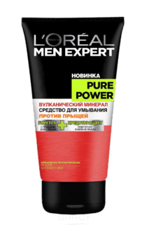 L&apos;Oreal - Гель для умывания Men Expert Pure Power Вулканический минерал, 150 мл