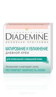 Diademine - Крем для лица дневной Основная Программа Матирующий и увлажняющий, 50 мл