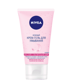 Nivea - Крем-гель Очищающий нежный для сухой и чувствительной кожи, 150 мл