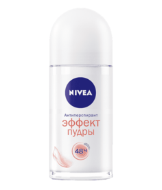 Nivea - Шариковый дезодорант Эффект пудры, 50 мл
