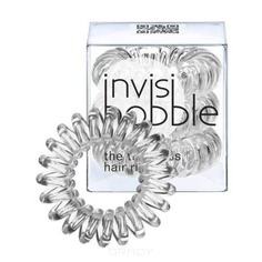Invisibobble - Резинка для волос прозрачная Crystal Clear (3 шт.)