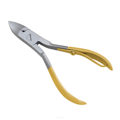Mars - Кусачки для ногтей с золотыми ручками и боковой пружиной, 4014 размер 4&quot;,10.15 см
