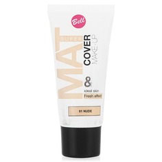 Bell - Флюид матирующий тональный Стойкий Эффект Super Mat Cower Make-up Foundation, (4 тона)