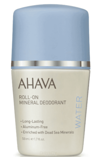 Ahava - Дезодорант шариковый минеральный для женщин Deadsea Water, 50 мл