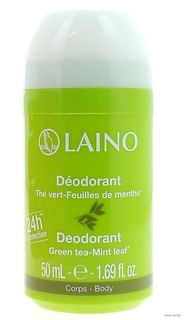 Laino - Дезодорант Зелёный чай с каолином, 50 мл