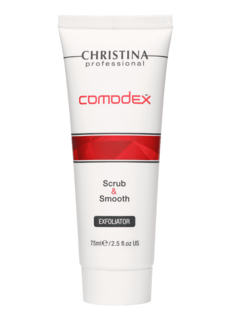 Christina - Выравнивающий скраб-эксфолиатор Comodex Scrub & Smooth Exfoliator, 75 мл