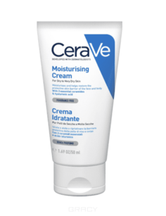 CeraVe - Увлажняющий крем для сухой и очень сухой кожи лица и тела