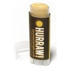 Hurraw - Бальзам для губ &quot;Мандарин, ваниль, ромашка&quot; Sun Protection Balm SPF 15