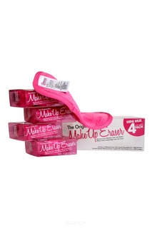 MakeUp Eraser - Мини-салфетка для снятия макияжа розовая, 4 шт