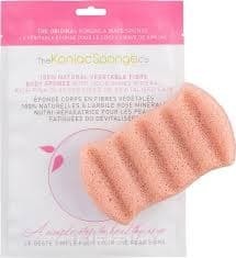 The Konjac Sponge Co - Спонж для мытья тела 6 Wave Body Pink Clay с розовой глиной