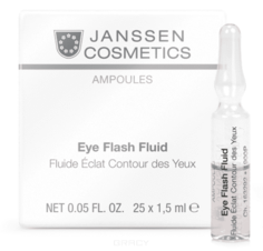 Janssen - Увлажняющая и восстанавливающая сыворотка в ампулах для контура глаз Eye Flash Fluid