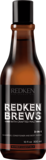 Redken - Шампунь, кондиционер и гель для душа 3 в 1 Brews 3-IN-1