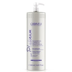 Cadiveu Professional - Глубоко очищающий шампунь Platinum Deep Cleaning Shampoo, 500 мл