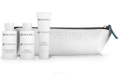 Bioline - Подарочный набор Primaluce pensil-case для обновления кожи лица, шеи и декольте с AHA, 50/50/50 мл + пенал-косметичка