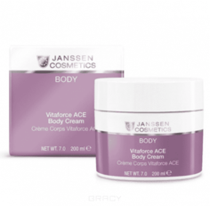 Janssen - Крем насыщенный с витаминами A, C и E для тела Vitaforce ACE Body Cream, 200 мл